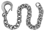 Clevis Slip Hook W/Latch, 3/8"Dia, 36"OAL